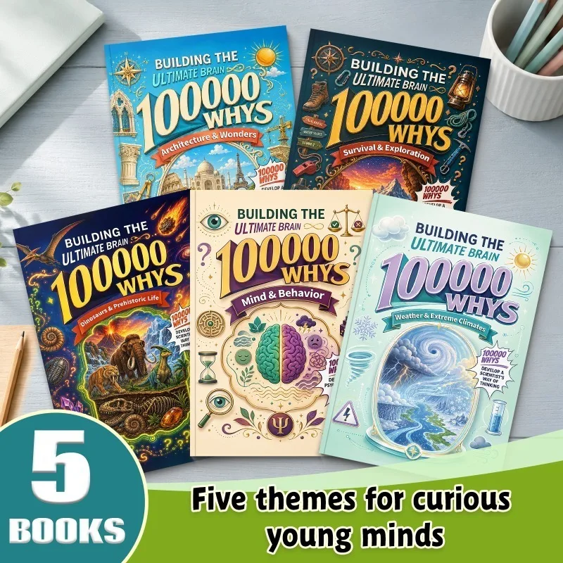 Kids Encyclopedia 100000 Whys Answers Nature Science Life Questions Parent Helper Combo Set