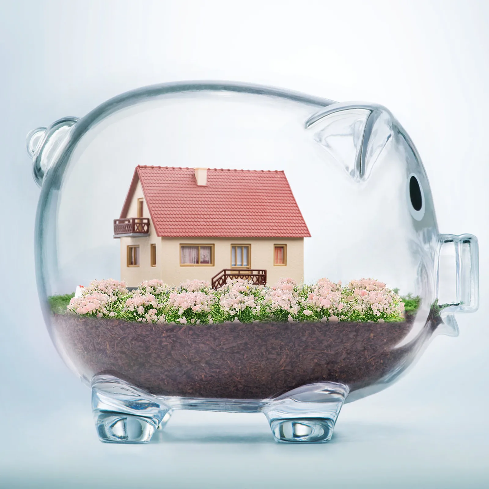 

1 Box Micro Landscape Flower Cluster Decor Simulation Mini Flower Cluster for DIY Terrarium Fairy Garden Miniature Ornament Sand