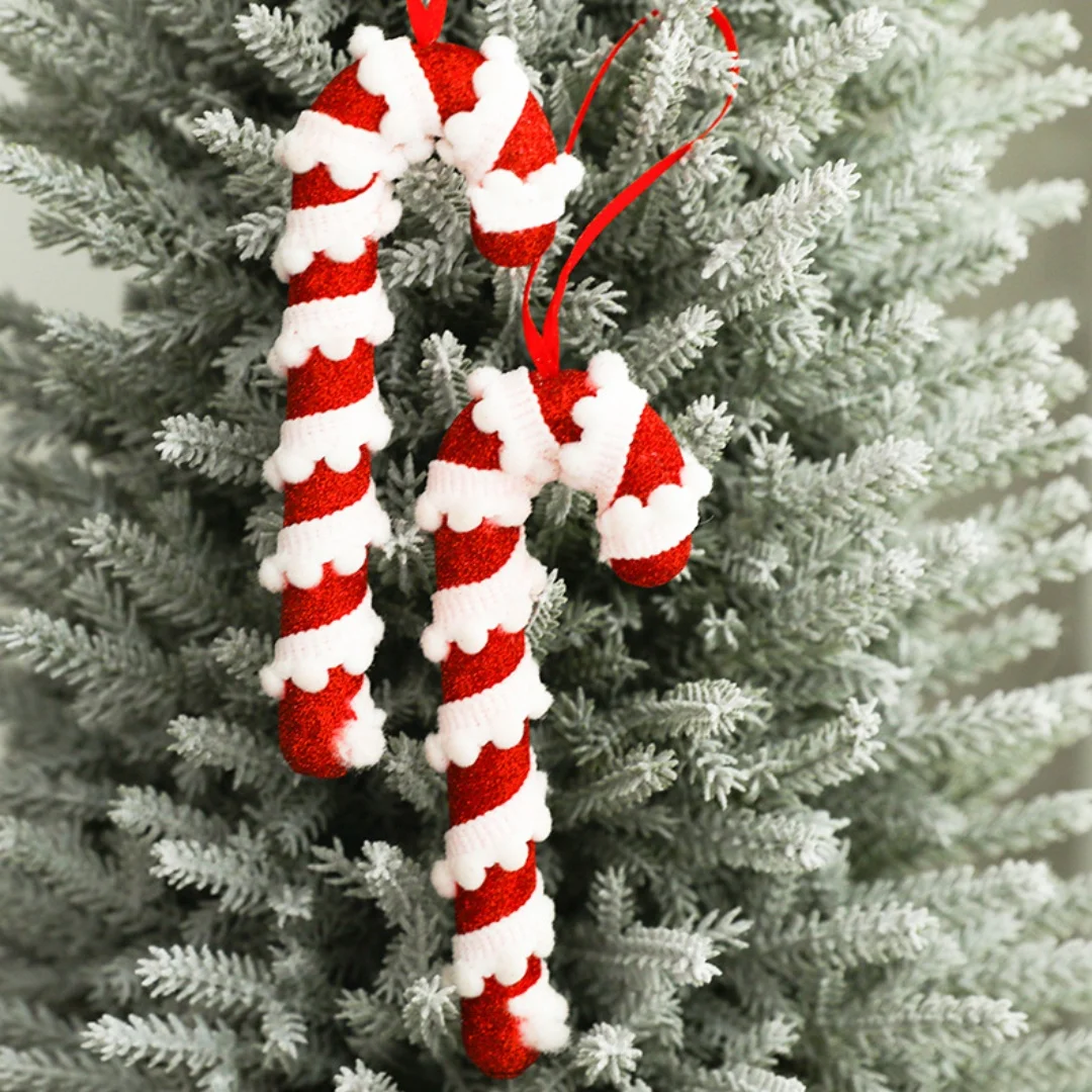 Christmas Candy Cane Stick 2025 Christmas Decoration For Tree Xmas Decorations For Home 2024 Xmas Navidad Natal New Year Party