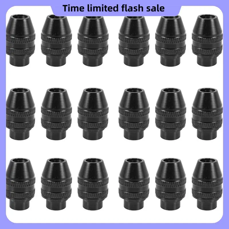 

A40T 18Pcs Multi Quick Change Keyless Chuck Universal Chuck Replacement For Dremel 4486 Rotary Tools 3000 4000 7700 8200