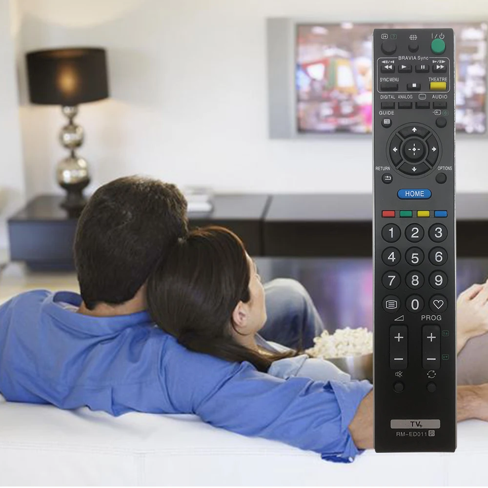 Remote Control  Replacement for Sony Bravia RM-ED011 for Smart LED LCD for HD RM-ED009 ED011 ED011W ED012 ED013 ED014
