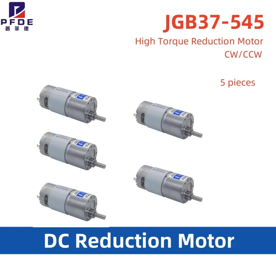 

Редукционный двигатель с высоким крутящим моментом JGB37-545, редуктор постоянного тока, 6 В, 12 В, 24 В, низкоскоростной двигатель вперед и назад