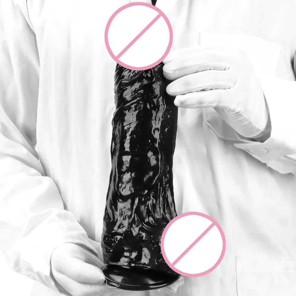 New 31cm Oversized Long Thick Dildo Anal Plug Dilator Masturbator Adult Sex Toy Fisting Realistic Penis Big Dick PVC Pegging