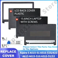 Funda carcasa para Aspire 5 A515-51 A515-51G A515-41G A615-51 A315-53 tapa trasera cubierta trasera LCD/bisel frontal/bisagras N17C4