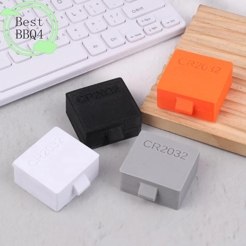 (BBQ4)20-Hole CR2032 Battery Box Coin Cell Battery Storage Case Small Battery Organizer Portable Batteries Protective Holder