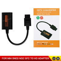For N64 to HDMI-Compatible HDTV Converter Adapter for N64/Gamecube/SNES/GC Plug Play Full Digital 720P No External Power