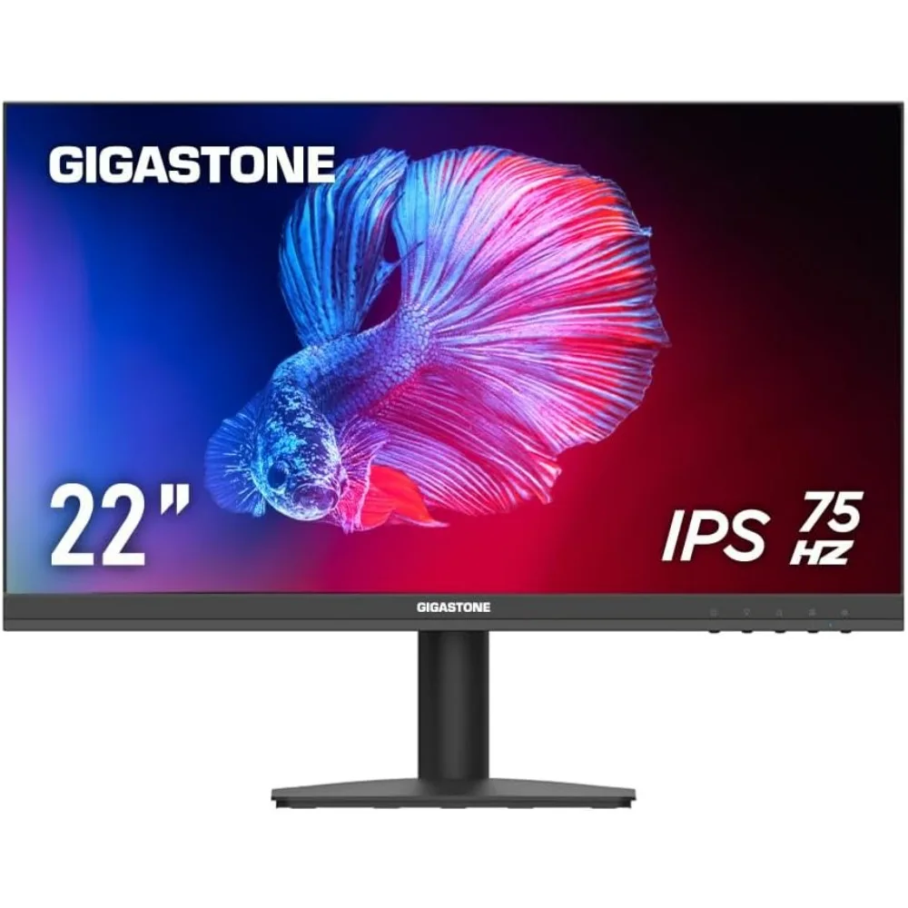 22 Inch Ips Led Back Light Monitor 75Hz Fhd 1920X1080, 1080P 178 ° Breed Zicht Frameloze Computermonitor 4Ms