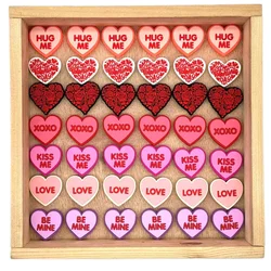 10/20PCS Valentine's Day Series Silicone Focal Beads DIY Necklaces Plastic Pen Beads Key Chains Car Decoration Chains Bag Chains