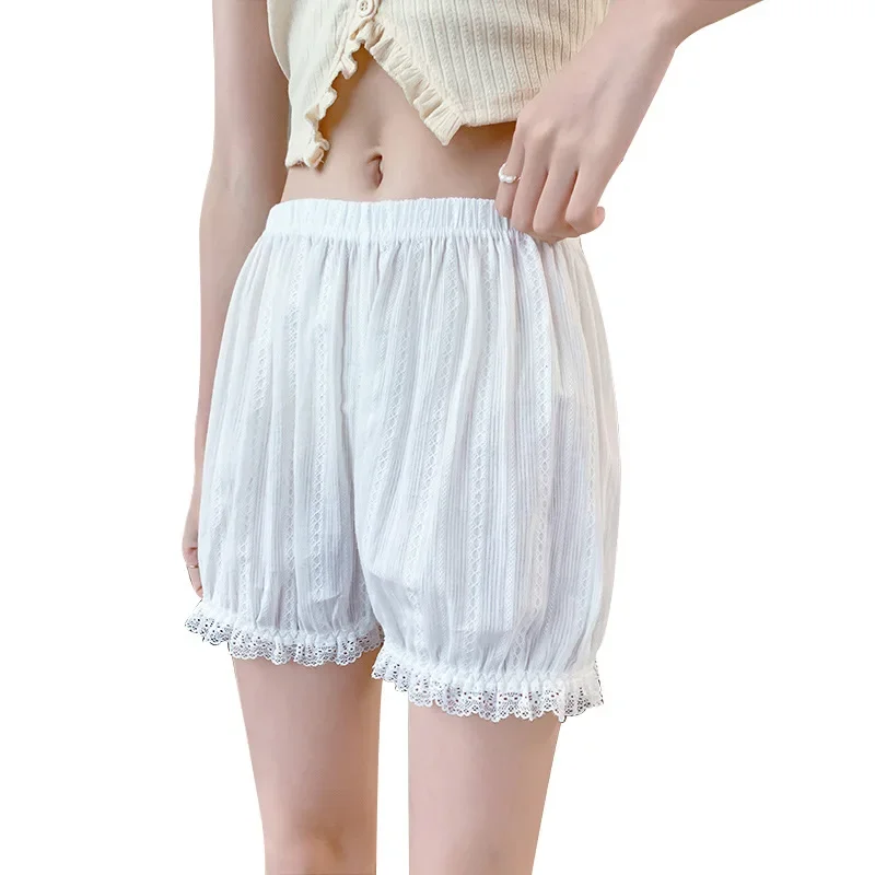 Calças de segurança para mulheres, shorts fofos de abóbora menina leggings finas, evitar a exposição, solto, desgaste exterior, venda quente