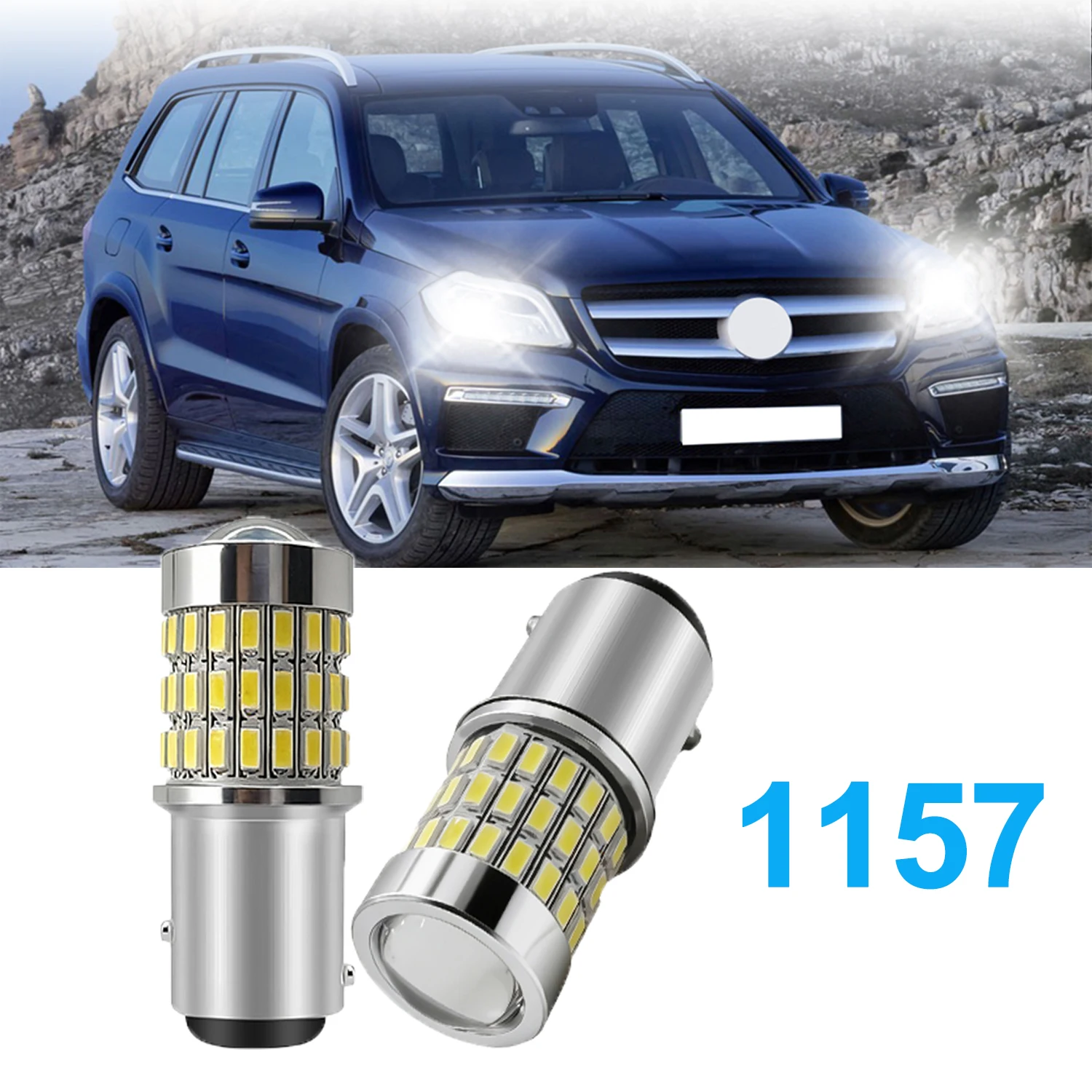 2PCS 1157 BAY15D Le…