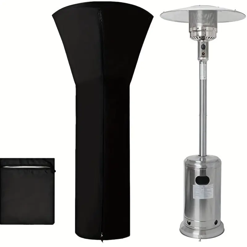 Patio Heater Cover Waterproof Outdoor Standing Garden Heater Protective Cover All Weather Dust UV Resistant