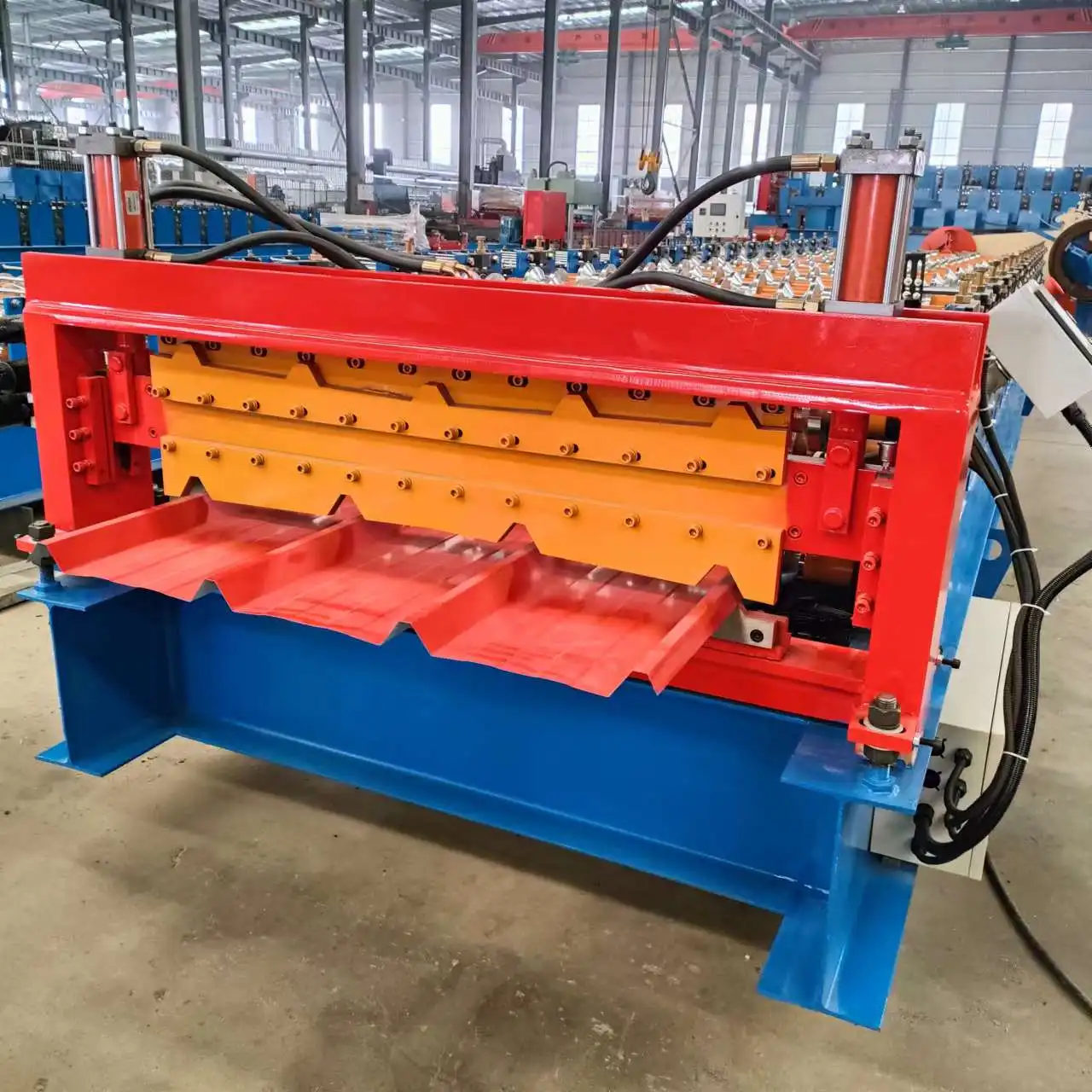 Peruvian Market TR4  TR5 Double Layer Roll Forming Machine Double Layer Roofing Sheet Roll Forming Machine