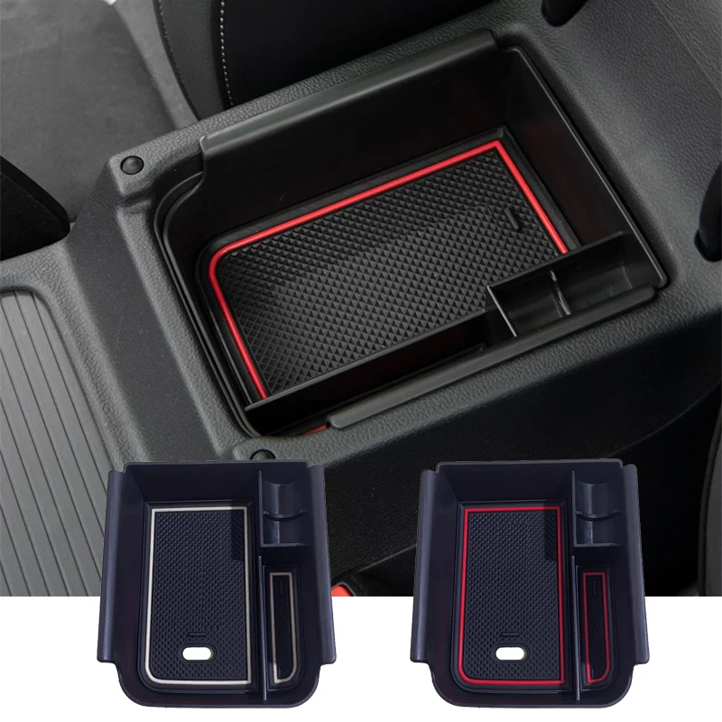 

For VW GOLF 8 MK8 2020 2021 2022 Golf8 Accessories Center Console Armrest Storage Box Organizer Glove Cover Interior