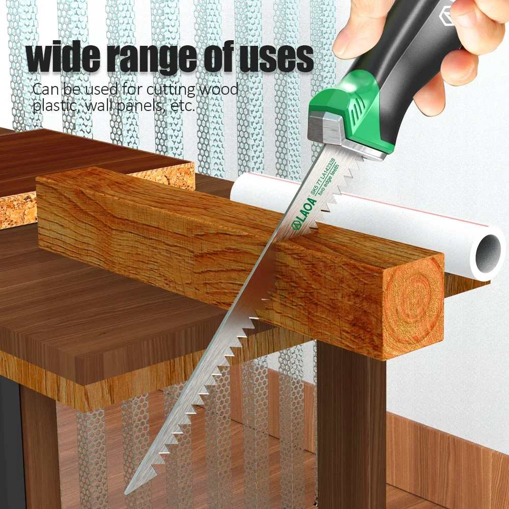 LAOA 6inch Wall Panel Saw 7T Household Woodworking Saw Small handheld Manual Saw Saw