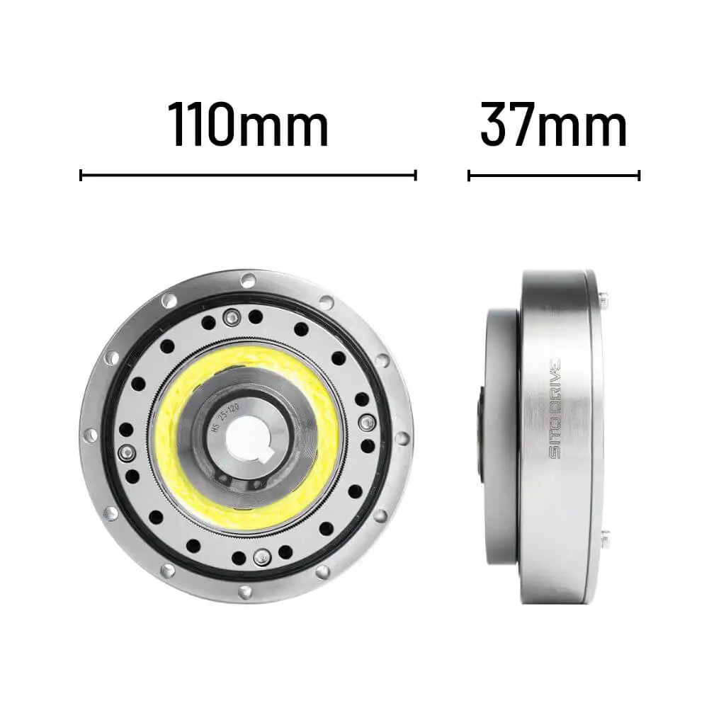 SitoDrive HS-25-I Harmonic Drive SHF-25-I High Precision Strain Wave Gear Reducer for Automation Robot Medical Stepper Motor