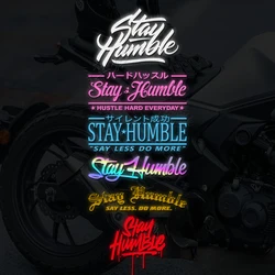 Stayhumble JDM Motorcycle Stickers Modified Waterproof Motorbike Decals for Fuel Tank Helmet Fairing Auto Rear Window Body Decor