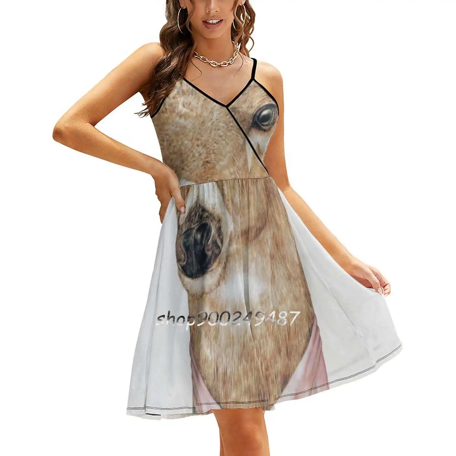 White-Tailed Deer Elegant Party Women Dress Slim Multiple Styles Dresses Casual Dresses Deer Fawn White Tailed Deer Woodland