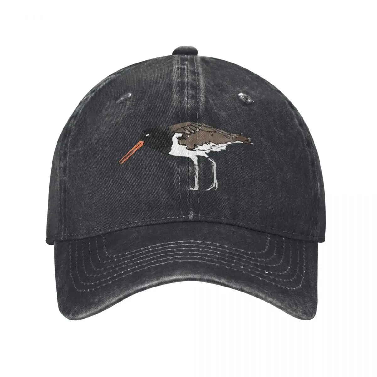 B: BIRDS - OYSTER CATCHER Baseball Cap Hat Beach Horse Hat Mens Tennis Women's