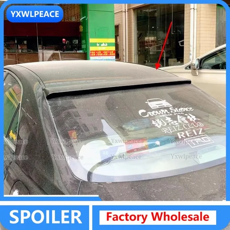 

For Toyota Mark X Reiz 2006 2007 2008 2009 ABS Material Unpainted Colored Roof Spoiler Body Kit Accessories