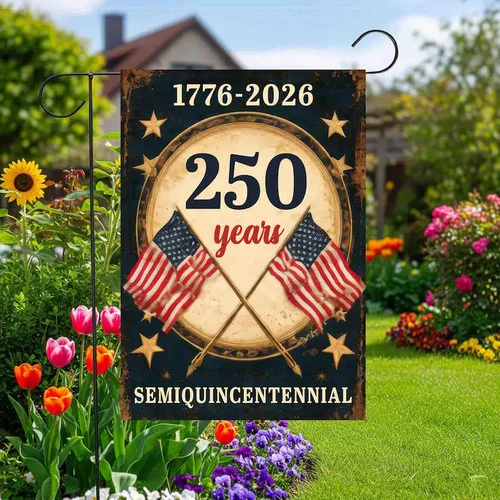 USA Years of Freedom Garden Flag Patriotic American Home Yard PPZ