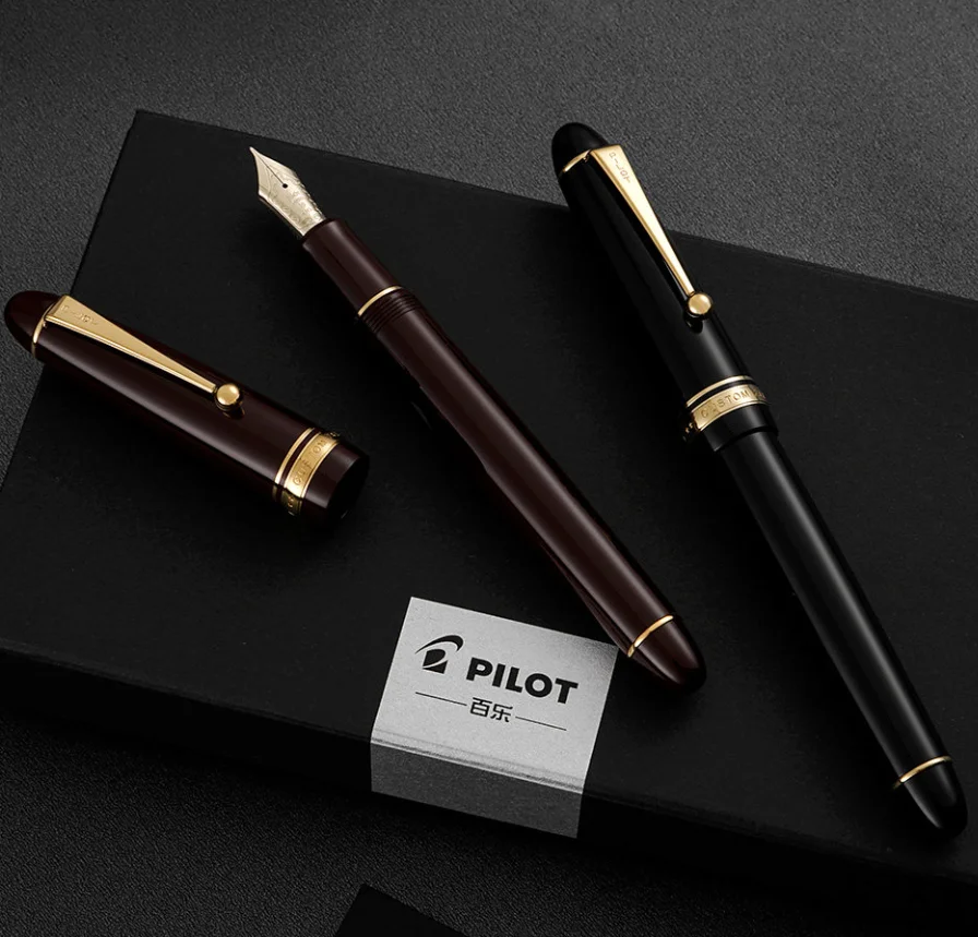 Genuine Pilot CUSTOM 742 Fountain Pen FKK 2000R Special 14K Gold Nib Practical Office Writing Business Gift Pen