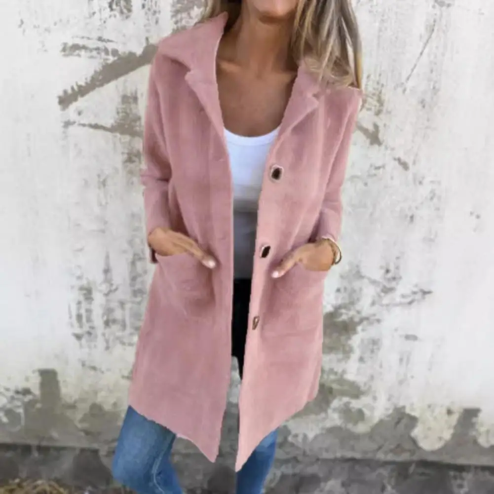 Elegant Warm Coat Autumn Women Solid Color Spring Vintage Jacket Long Coats and Jackets 2024 Large Size Korean Female