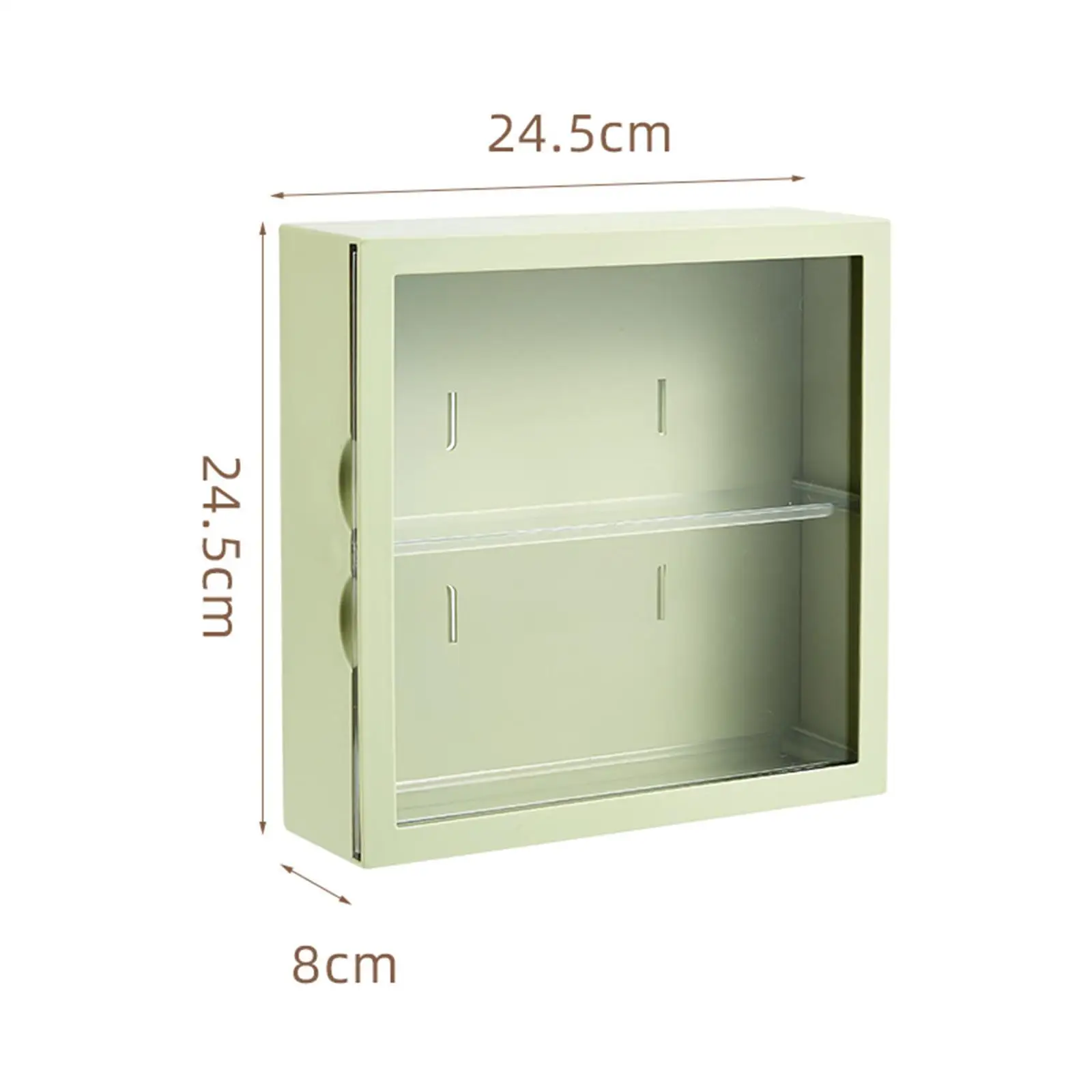 Wall Mounted Display Box Countertop Cabinet Storage Box Dustproof Protection Showcase Clear Display Case for Action Figure Toy