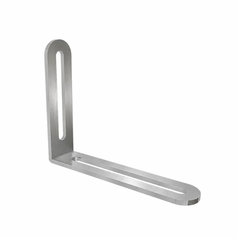 L-shaped Stainless Steel Angle Code Adjustable Load Bearing Right Angle Bracket Connector Furniture Fixer Shelf Cabinet Fixing