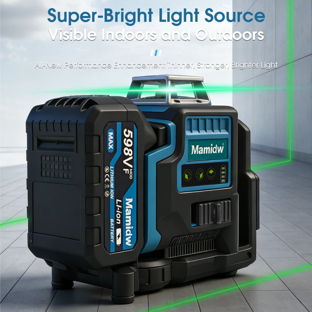Лазерный уровень Mamidw 12 лин – обзор и цена Industrial Laser Level