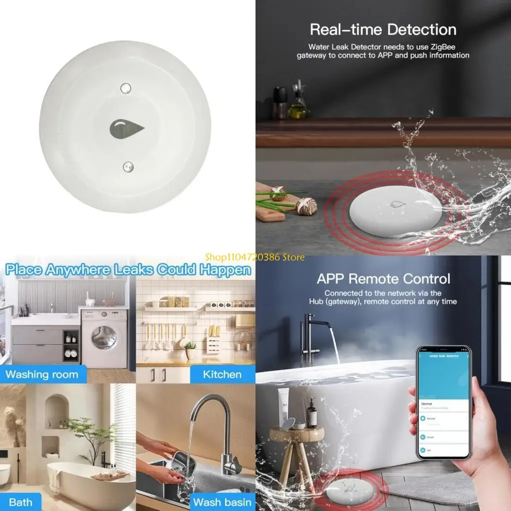 

K0EA WiFi датчики воды водонепроницаемые датчики утечки воды при паводке детектор утечки датчики утечки воды