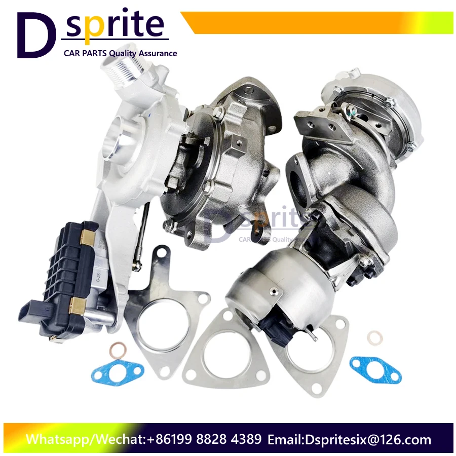 

Турбокомпрессор Twin Turbo GTB1749VK LR056369 GT1444Z 778401 778401-5005S LR063777 778400 778400-5005S для Land Rover Discovery IV TDV6 V6