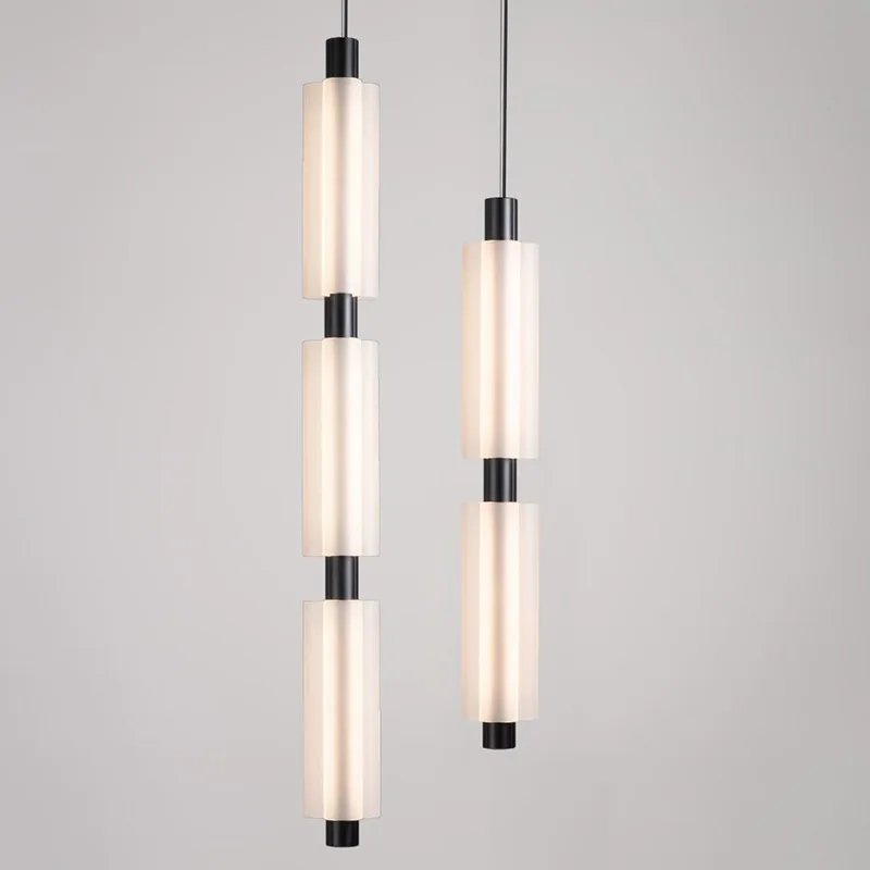 Imagem -04 - Modern Acrílico Led Pendant Light Decoração Interior Long Hanging Lâmpadas Lustre Sala de Estar Sala de Jantar Quarto Luminárias de Parede