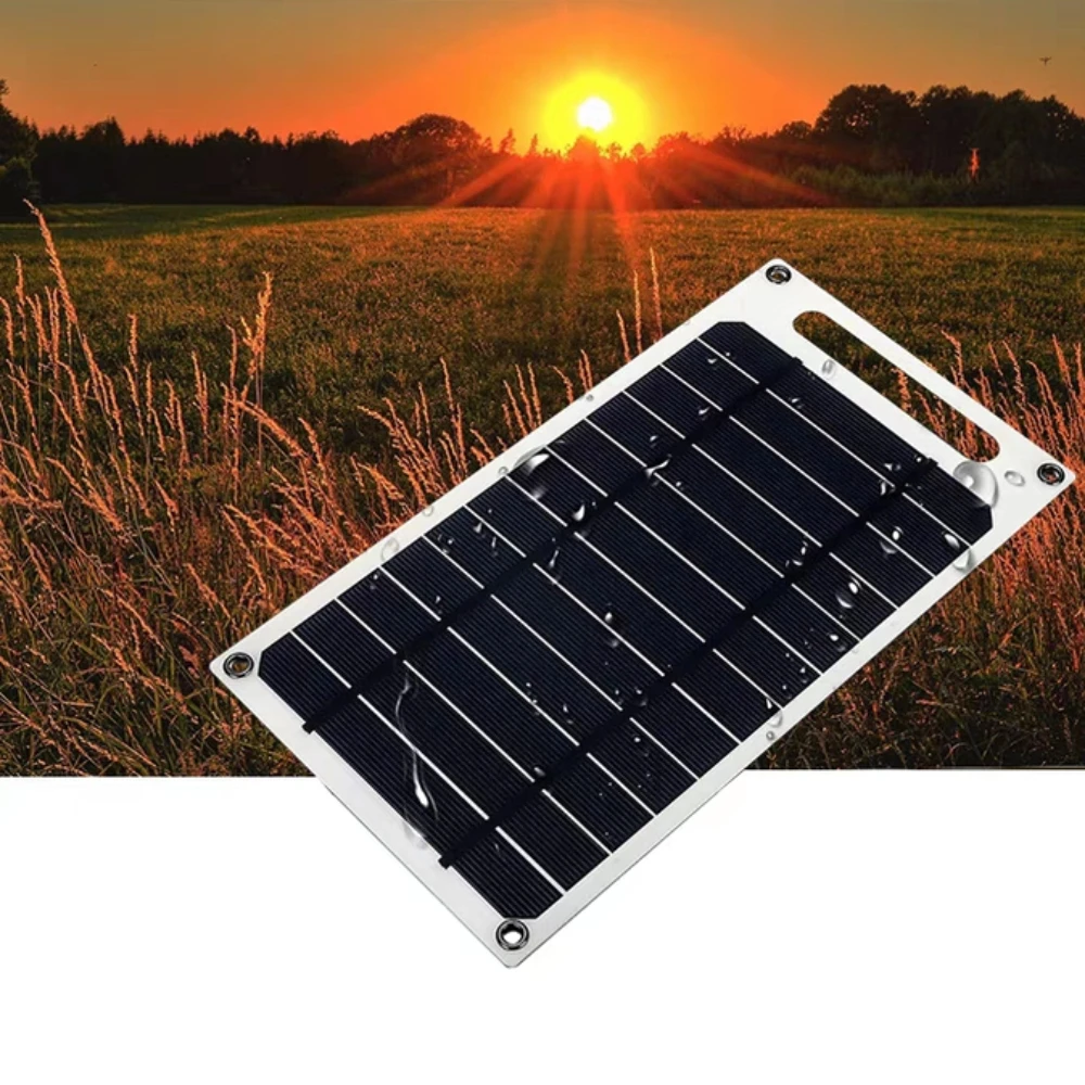 Panel Solar portátil de 5V, placa Solar con carga segura USB, estabiliza el cargador de batería, Banco de energía, teléfono, Camping al aire libre, hogar