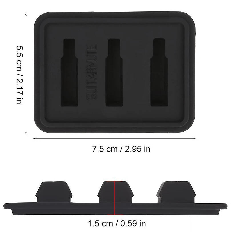 Ballads chitarra classica acustica Mute Pad Silicone pratica chitarra strumenti musicali parti e accessori Guita