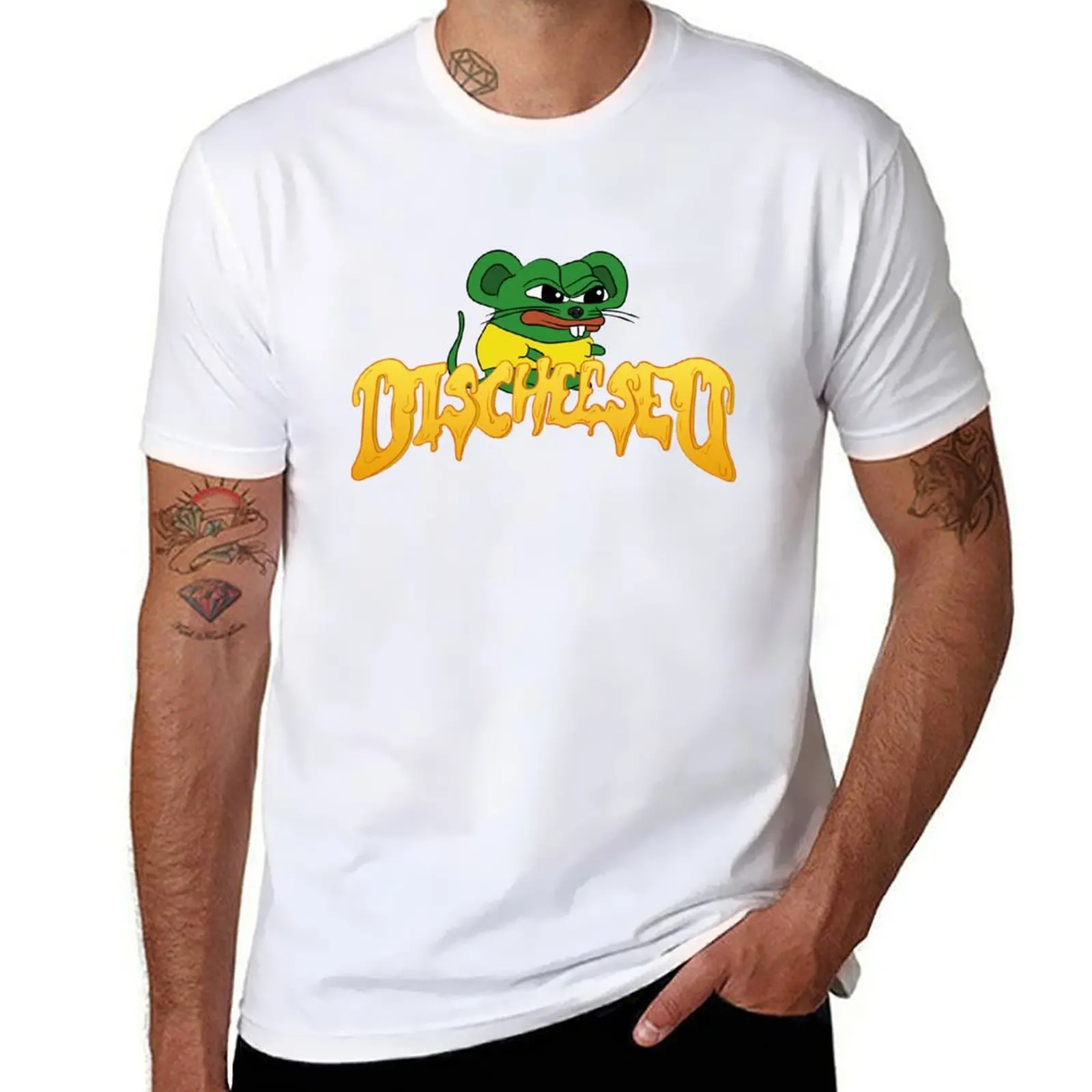 

Discheesed T-Shirt Casual Soft Cotton Short Sleeve Tee