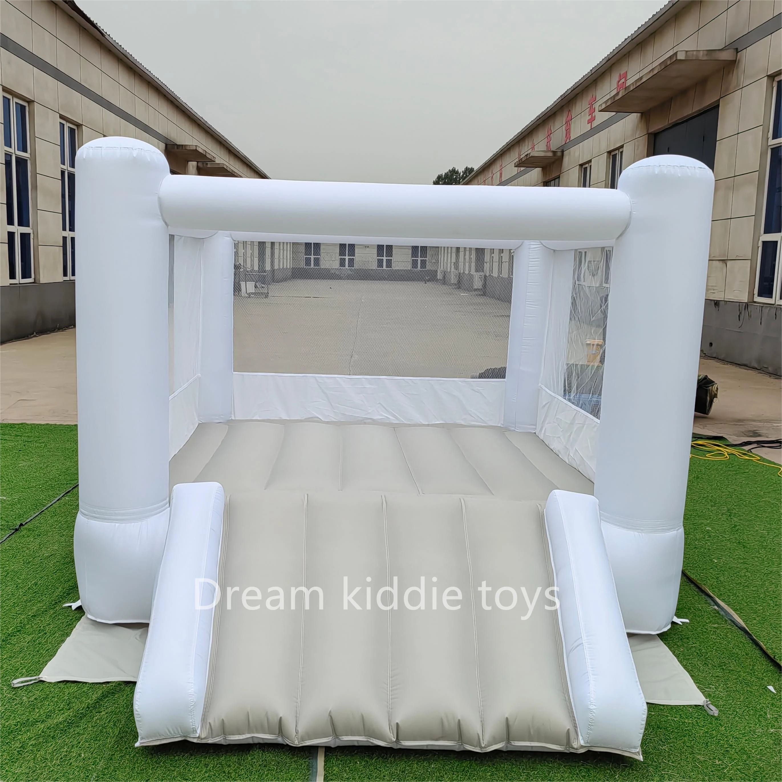 

Commercial Inflatable Bouncer Bouncy Castle Bounce House combo with slide for Kids Party