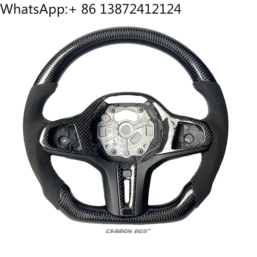 

For BMW G Chassis F35 F10 F18 F09 G20 G30 G38 G82 X3 X4 X5 X6 X7 Forged Carbon Fiber Steering Wheel Personalized Customization