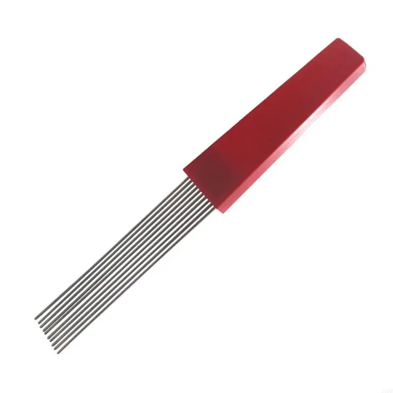 11Ue Guiro Latin Percussion Professional Comb Scraperの交換Orff早期教育ツールステンレススクレーパーブラシ