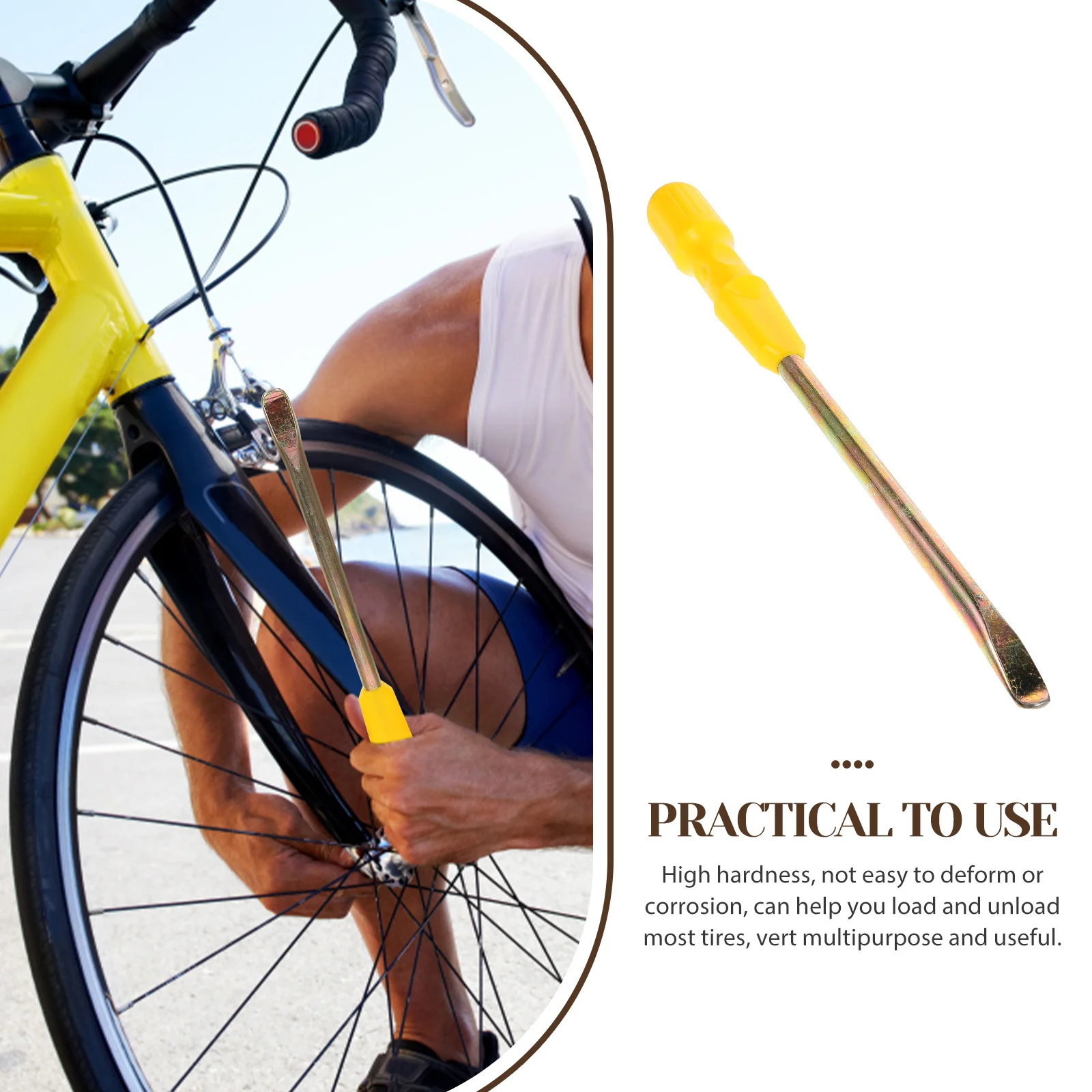 ملعقة إطار الدراجة متينة وقوية ومضادة للانزلاق، ملحقات منتجات الدراجات، أداة إصلاح رافعة الإطارات، ملحقات منتجات الدراجات #5