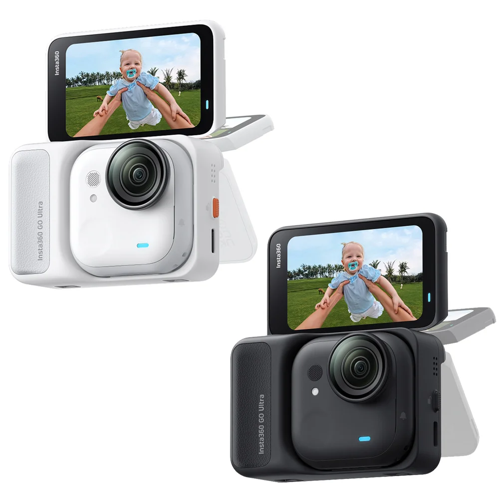Cámara de acción Insta360 GO Ultra, ligera, POV, manos libres, 4K a 60fps Ultra-HD, estabilización magnética FlowState, Insta360 GO Ultra 3