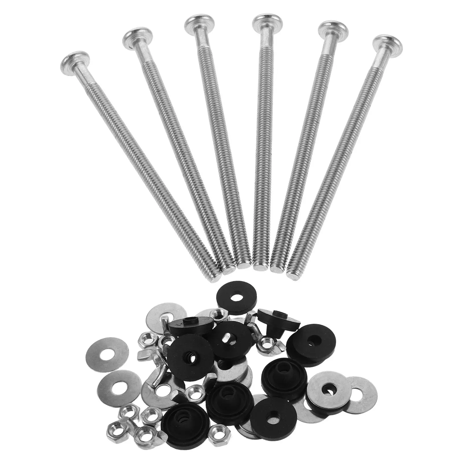 

1Set Universal Toilet Tank to Bowl Bolt Kit with Stainless Steel Bolts Gasket Repair Kit Leakproof Heavy Duty Toilet Tank