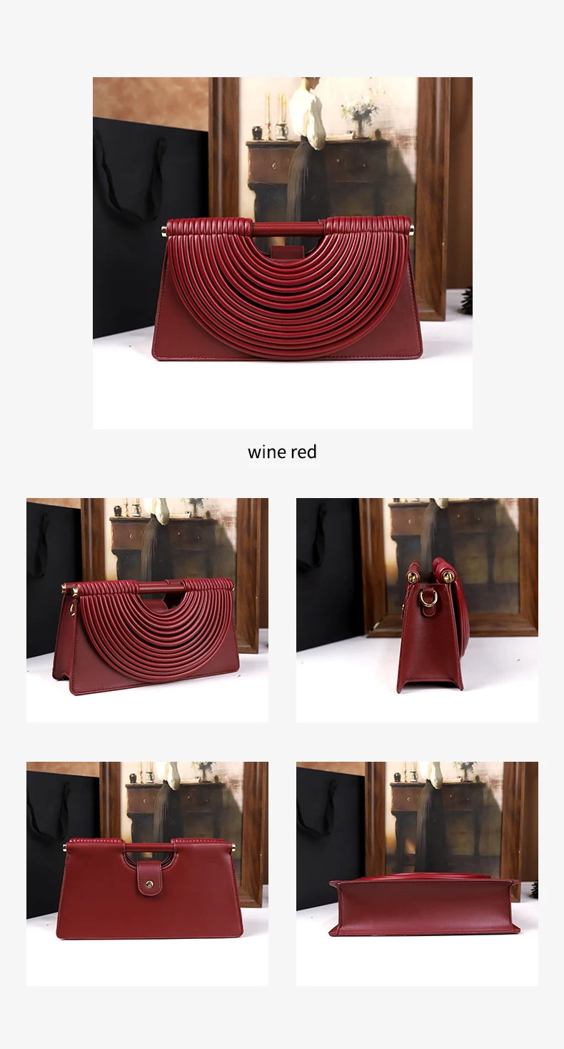 Die neue handgewebte Tasche mit Linienmuster von 2025 ist eine einzigartige, hochwertige, individuelle und modische Handtasche für Frauen. – Detail 4