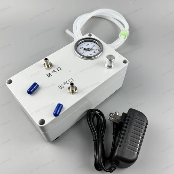 Desktop Vacuum Pump Adjustable Suction with Pressure Gauge for Lab Filtration Defoaming Negative Pressure Applications