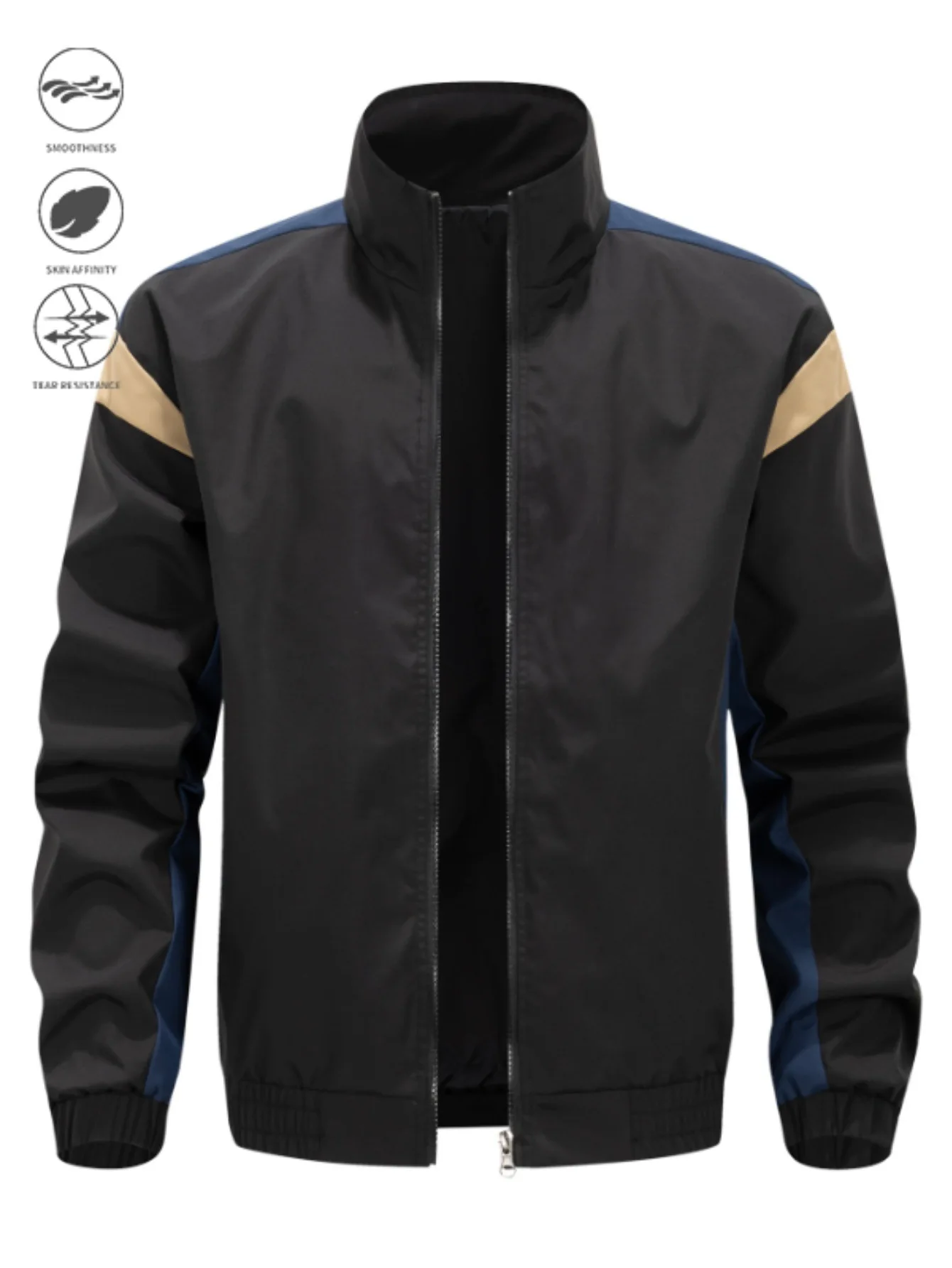 

Мужская американская куртка в стиле ретро, весенне-осенняя тонкая простая универсальная модная ветрозащитная теплая куртка