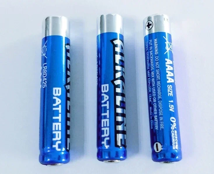 top4-60PCS AAAA Alkaline Battery LR8D425 1.5V Column Dry Battery for Pen Laser Pen Handwriting Pen Toys Electronics