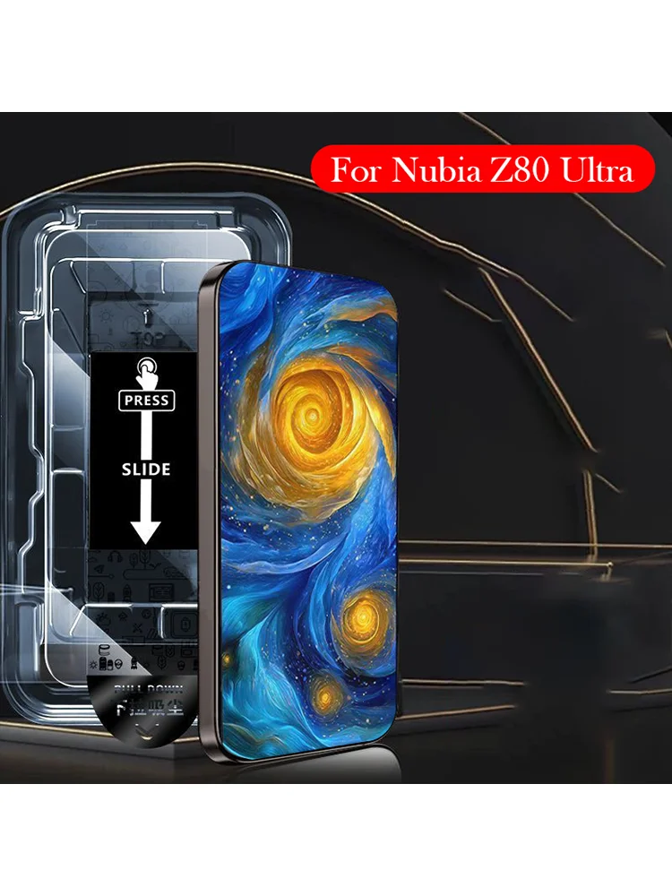 

2PC Tempered Glass For ZTE Nubia Z80 Ultra Dust-free Installation Film Screen Protector for ZTE NUBIA Z80 ULTRA