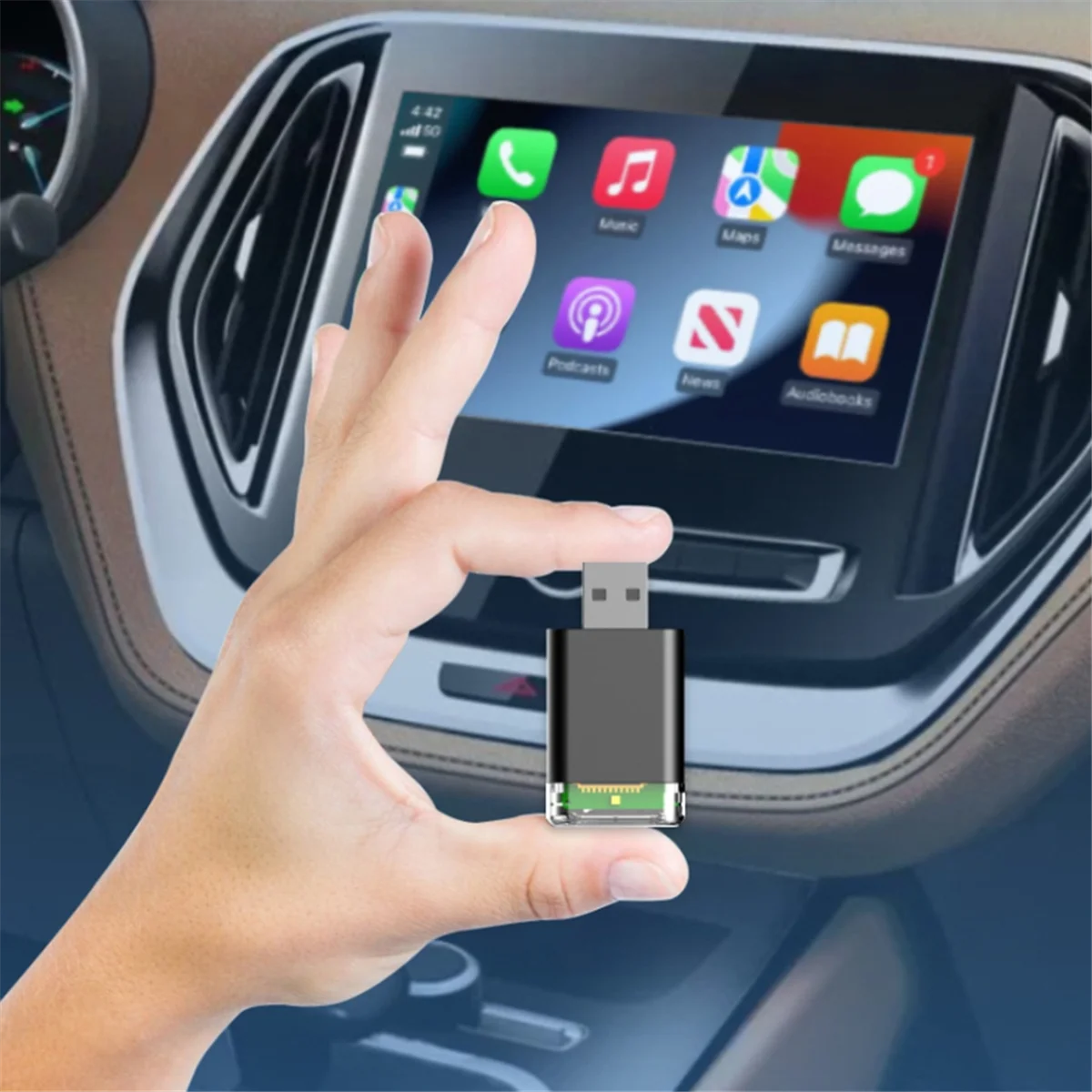

ГОРЯЧАЯ! 2-в-1 беспроводной Carplay и Android Auto AI Box проводной к беспроводному мини-адаптеру Carpay Bluetooth для автомобильного радио