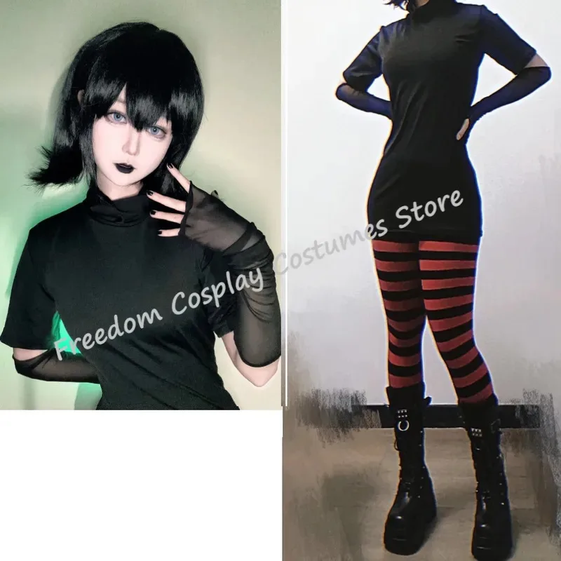 2025 yiyi mavis drácula cosplay trajes máscara peruca hotel transilvânia role play halloween carnaval festa roupa para crianças wome