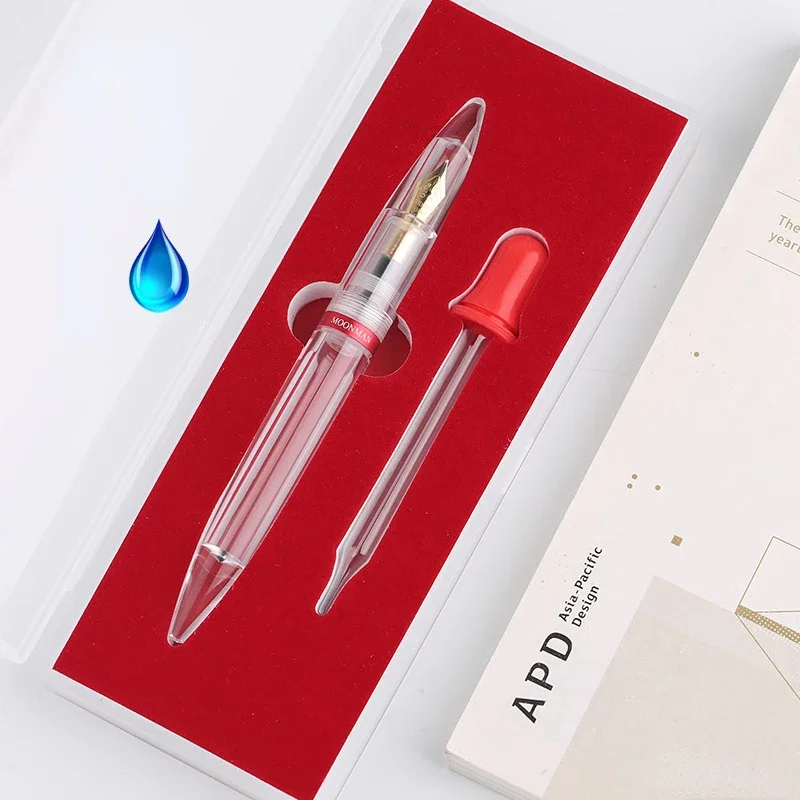 

Moonman M2 Fountain Pen Transparent Large Capacity Ink Storage Business Gift for Office Student Writing