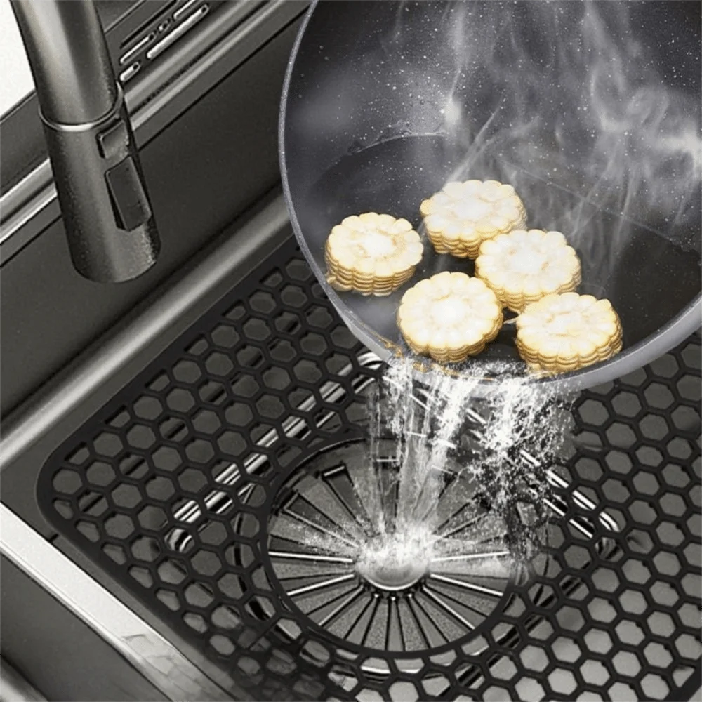 اكسسوارات المطبخ العزل الحراري بالوعة المطبخ حصيرة جوفاء استنزاف سريع استنزاف وسادة المضادة للخدش سيليكون كونترتوب حصيرة أدوات المائدة